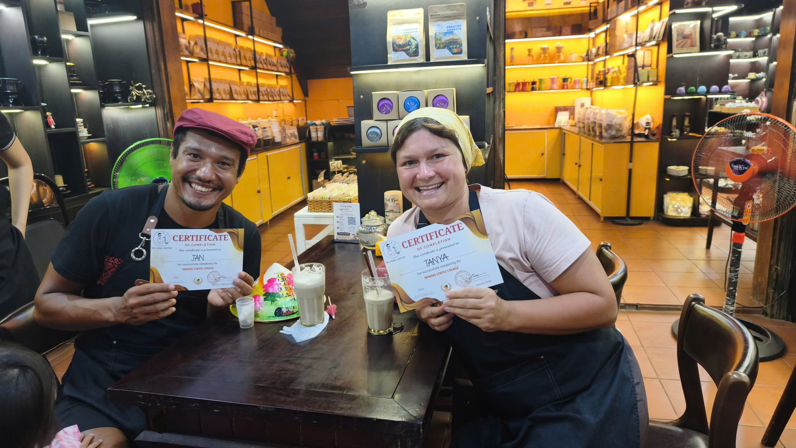 Coffee making experience in Hoi An