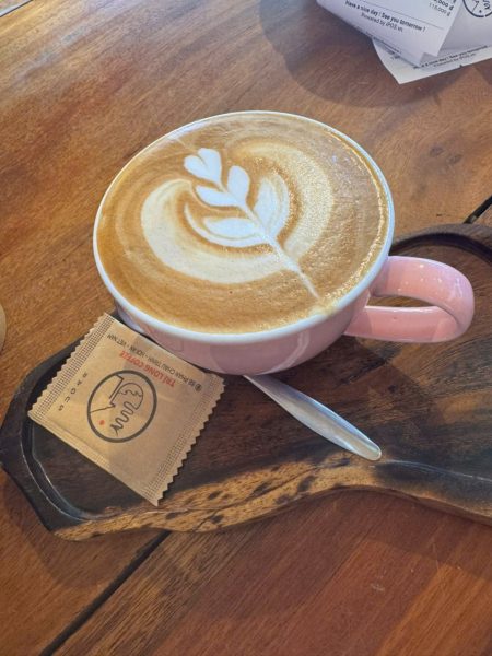 Italian espresso in a coffee cup