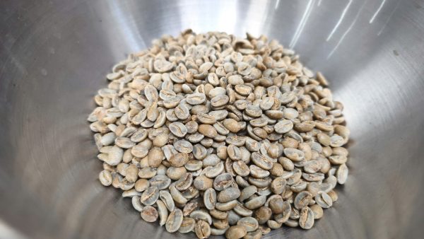 Vietnamese green coffee beans before roasting