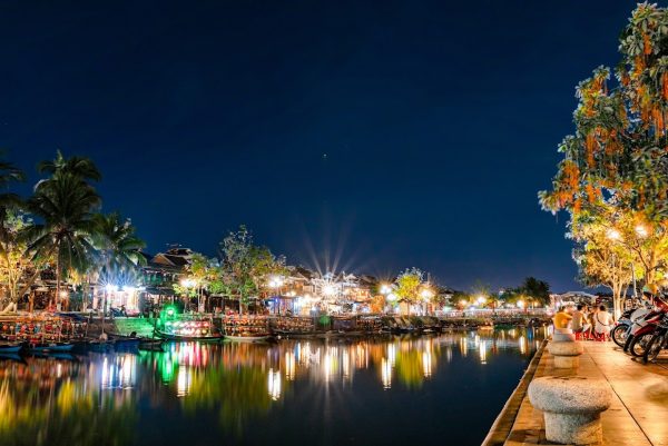 Hoi An Ancient Town at night with lanterns