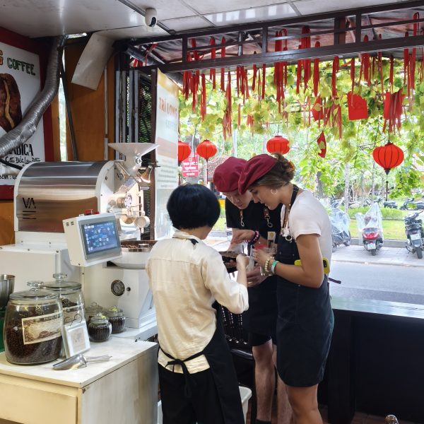 Advanced coffee roasting class in Hoi An