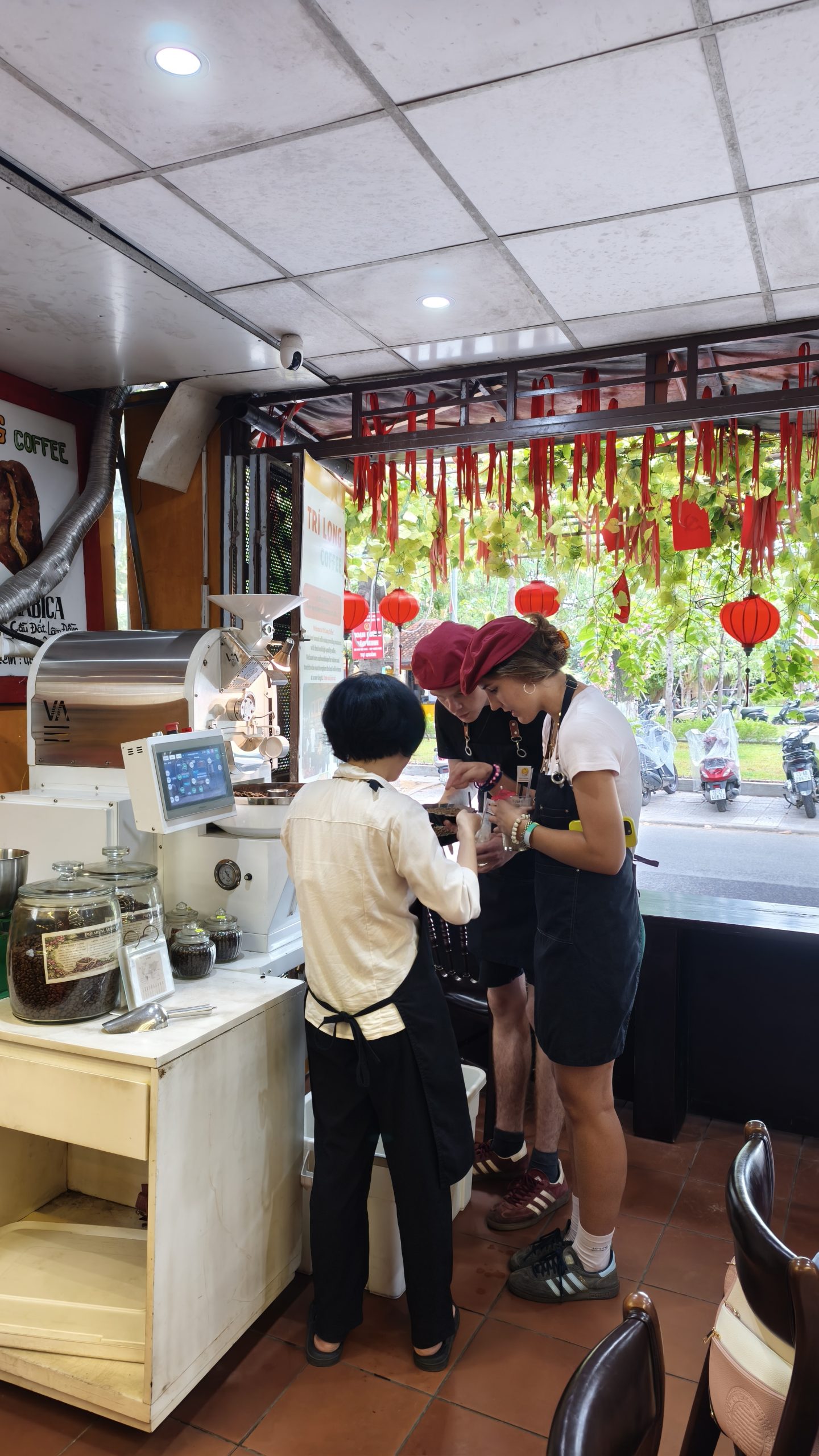 Advanced coffee roasting class in Hoi An