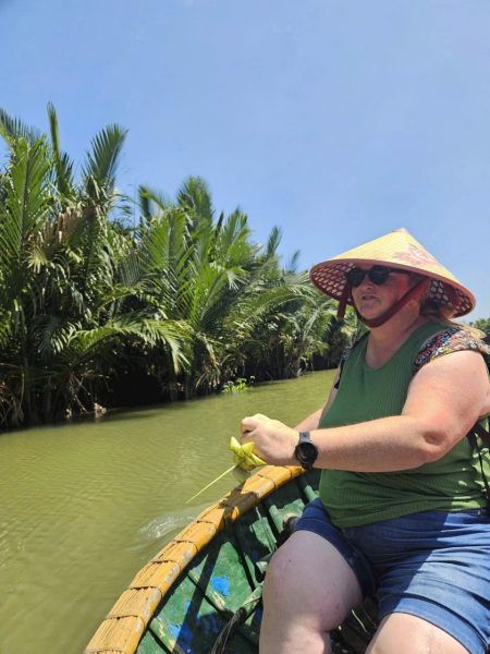 Cam Thanh coconut forest basket boat
